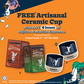 FREE Artisanal Ceramic Cup - Hojicha & Matcha Espresso 4 box set