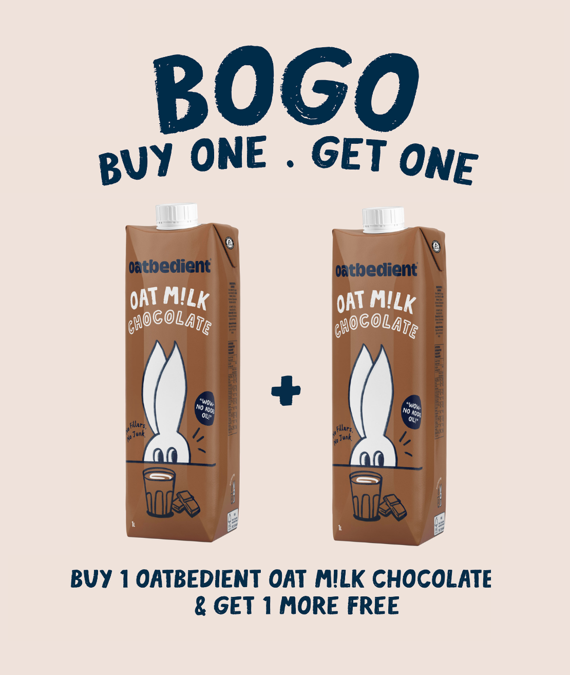 Oat M!lk Chocolate (1L) Buy 1 Get 1 Free