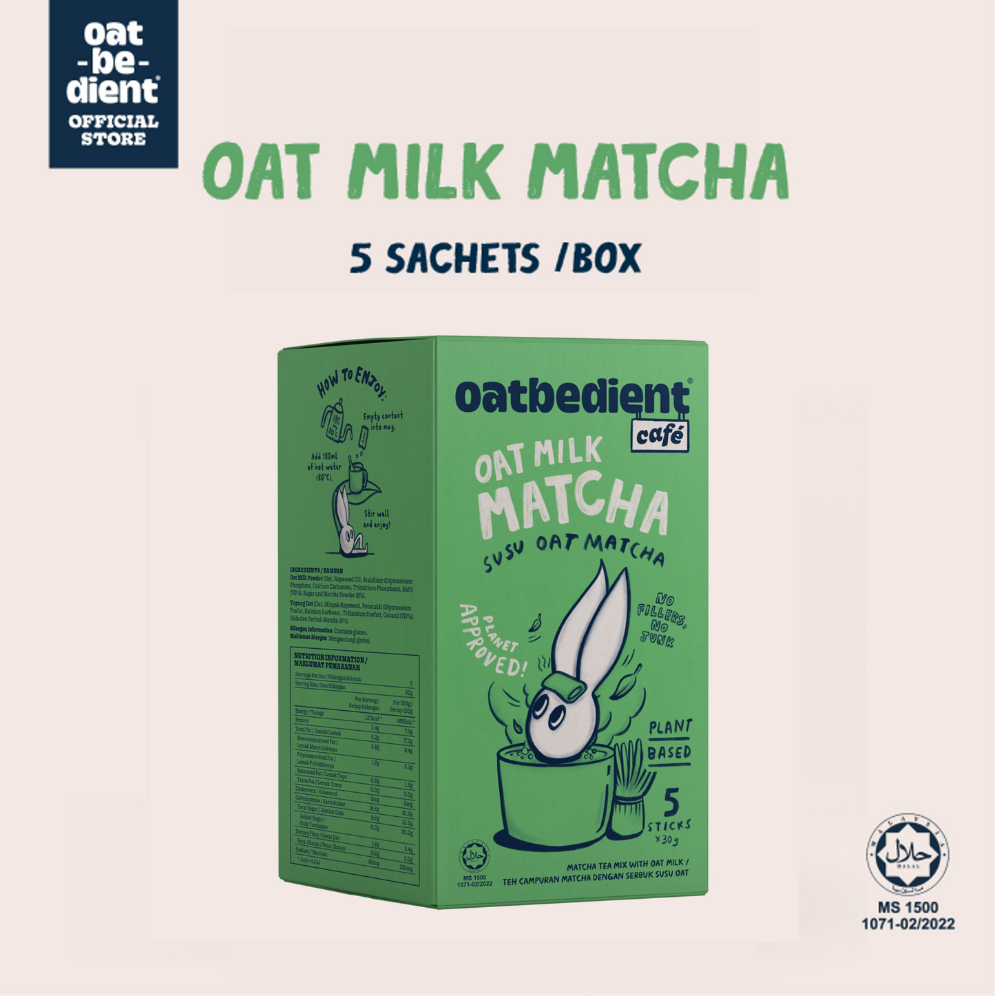 Oat Milk Matcha [5 sticks/box]