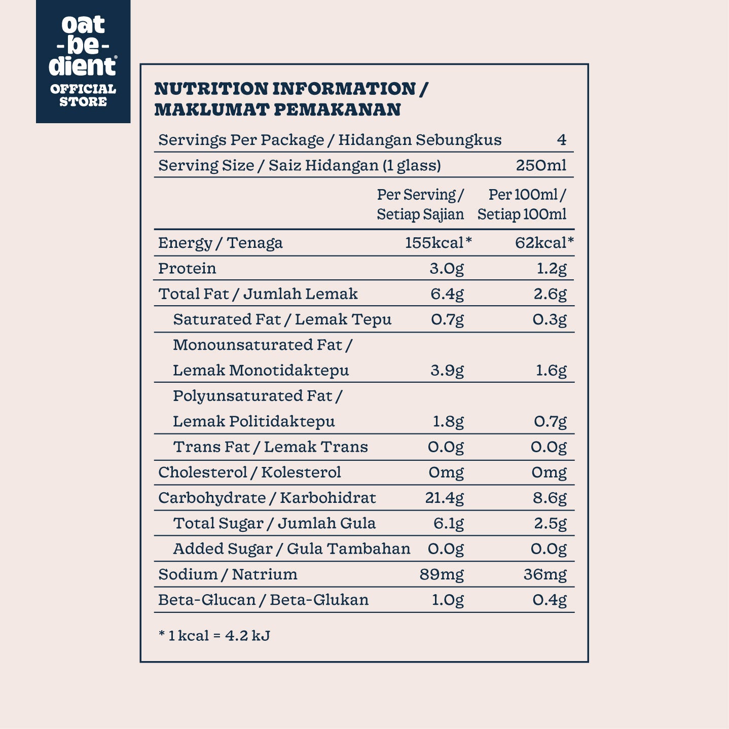 [SAHUR'S TREAT] Oatbedient Oat M!lk Barista 1Lx6 + Oats & Chia Seeds 12s x1
