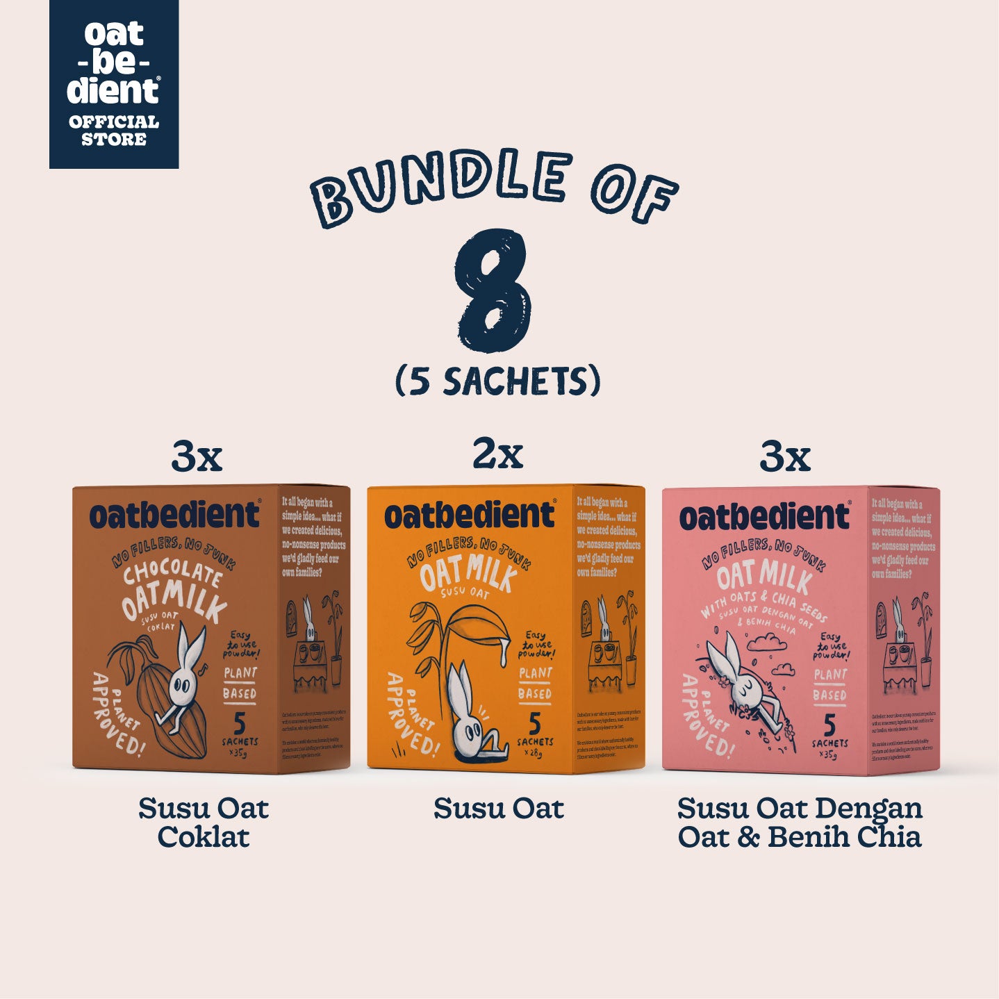 Oat Milk Mini Box (5 x 28g/35g) [Bundle of 8]