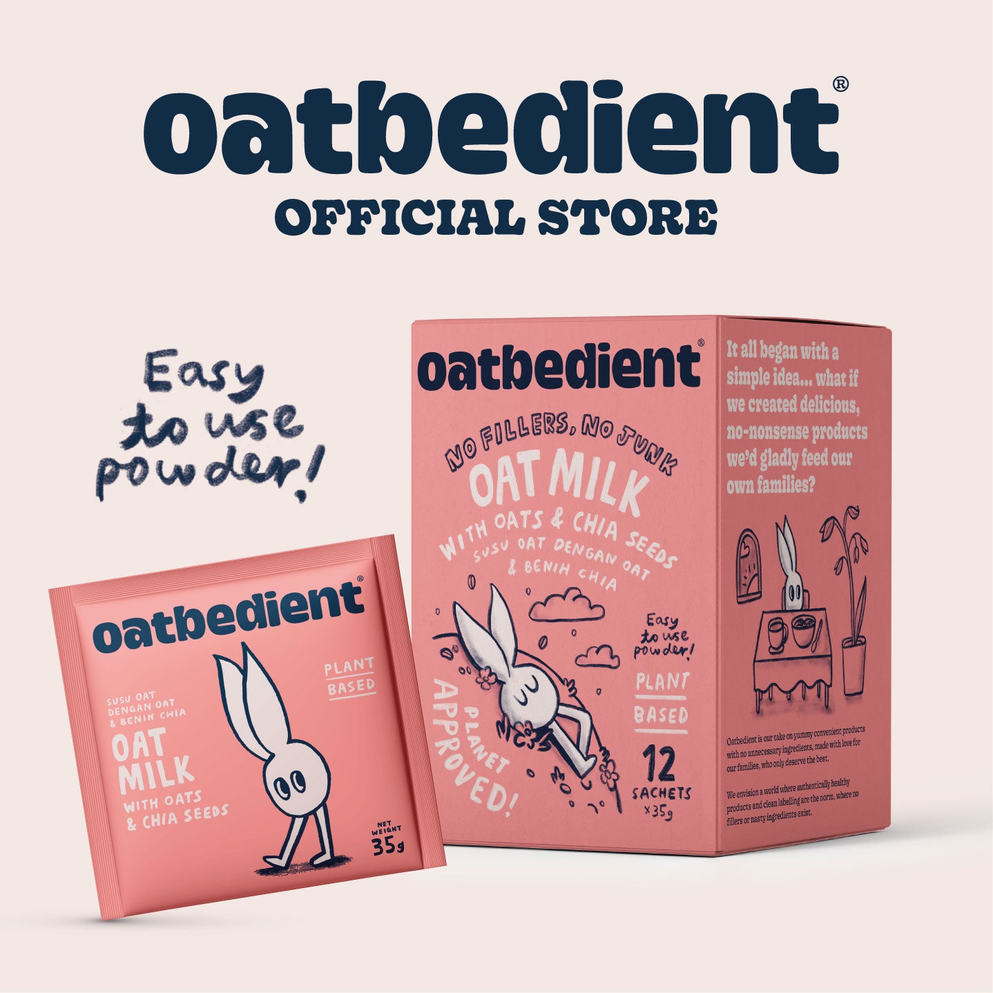 [SAHUR'S TREAT] Oatbedient Oat M!lk Barista 1Lx6 + Oats & Chia Seeds 12s x1