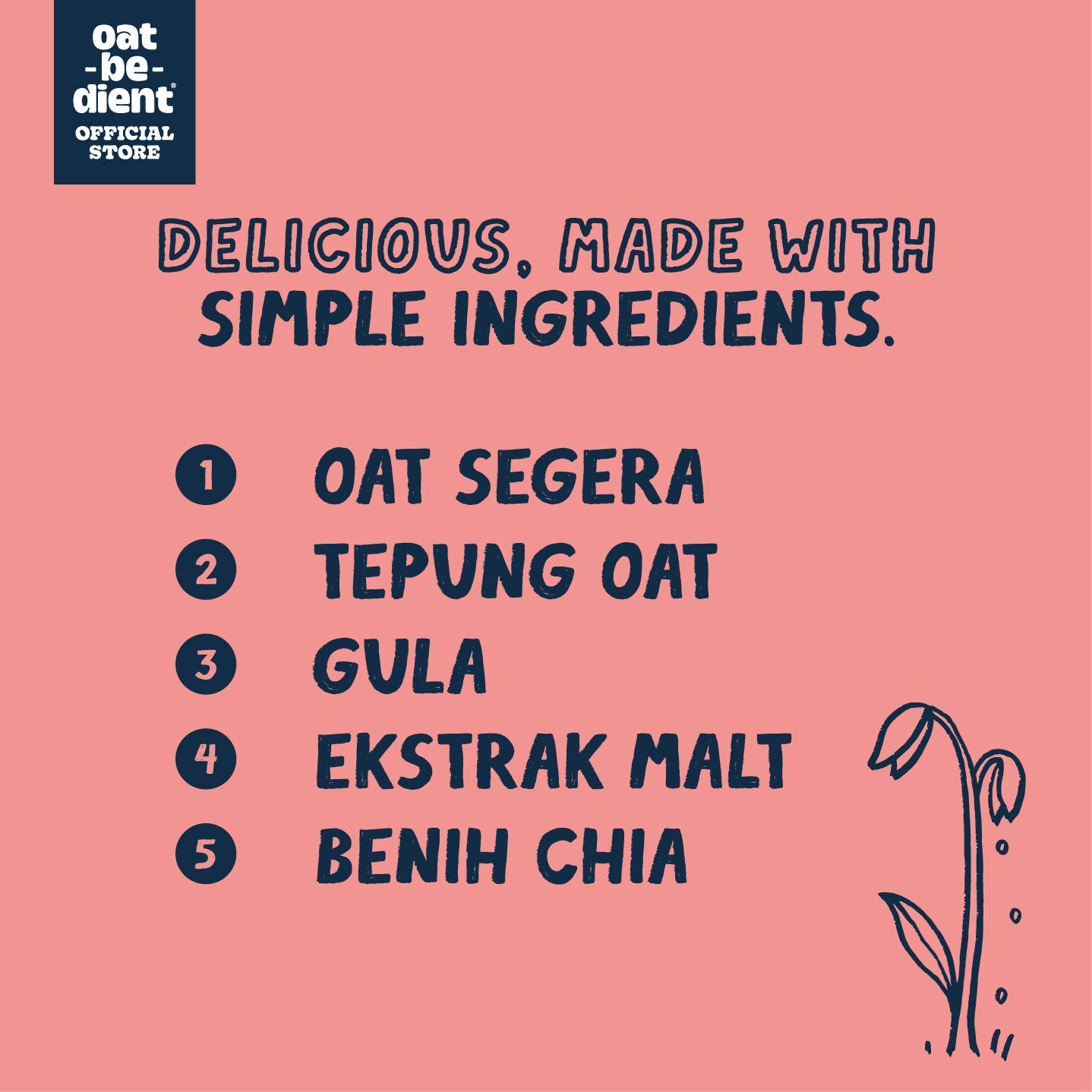 [SAHUR'S TREAT] Oatbedient Oat M!lk Barista 1Lx6 + Oats & Chia Seeds 12s x1