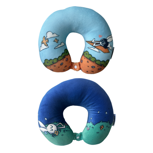 GWP - Oatdit 2in1 Convertible Neck Pillow Plushie [RANDOM DESIGN]