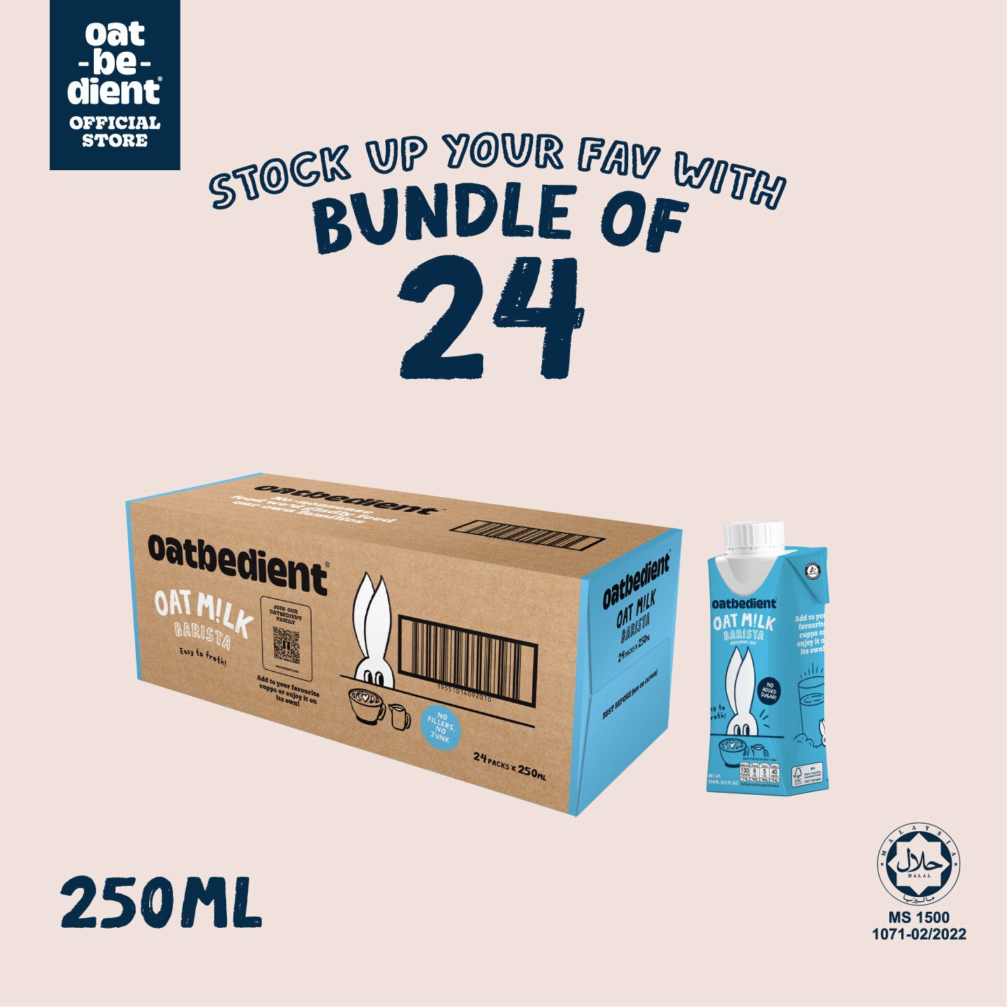 Oat M!lk Barista Petite Pack (250ml x 24)